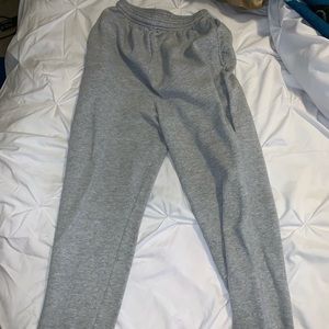 Plain grey sweatpants